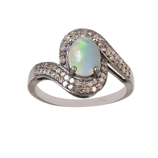 Opal Sunrise Ring