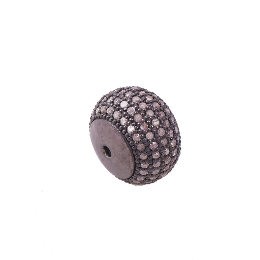 Natural Diamond Studded Beads