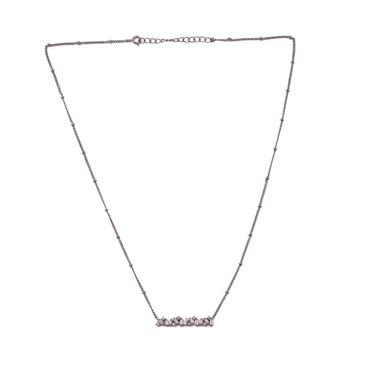 Diamond Bar Necklace