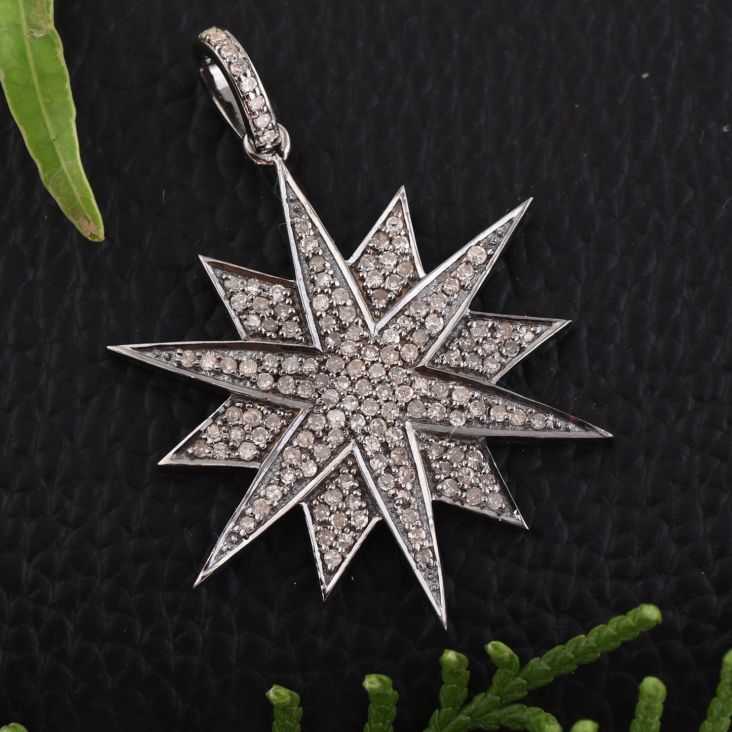 Starburst Diamond Pendant