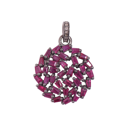 Ruby Diamond Pendant