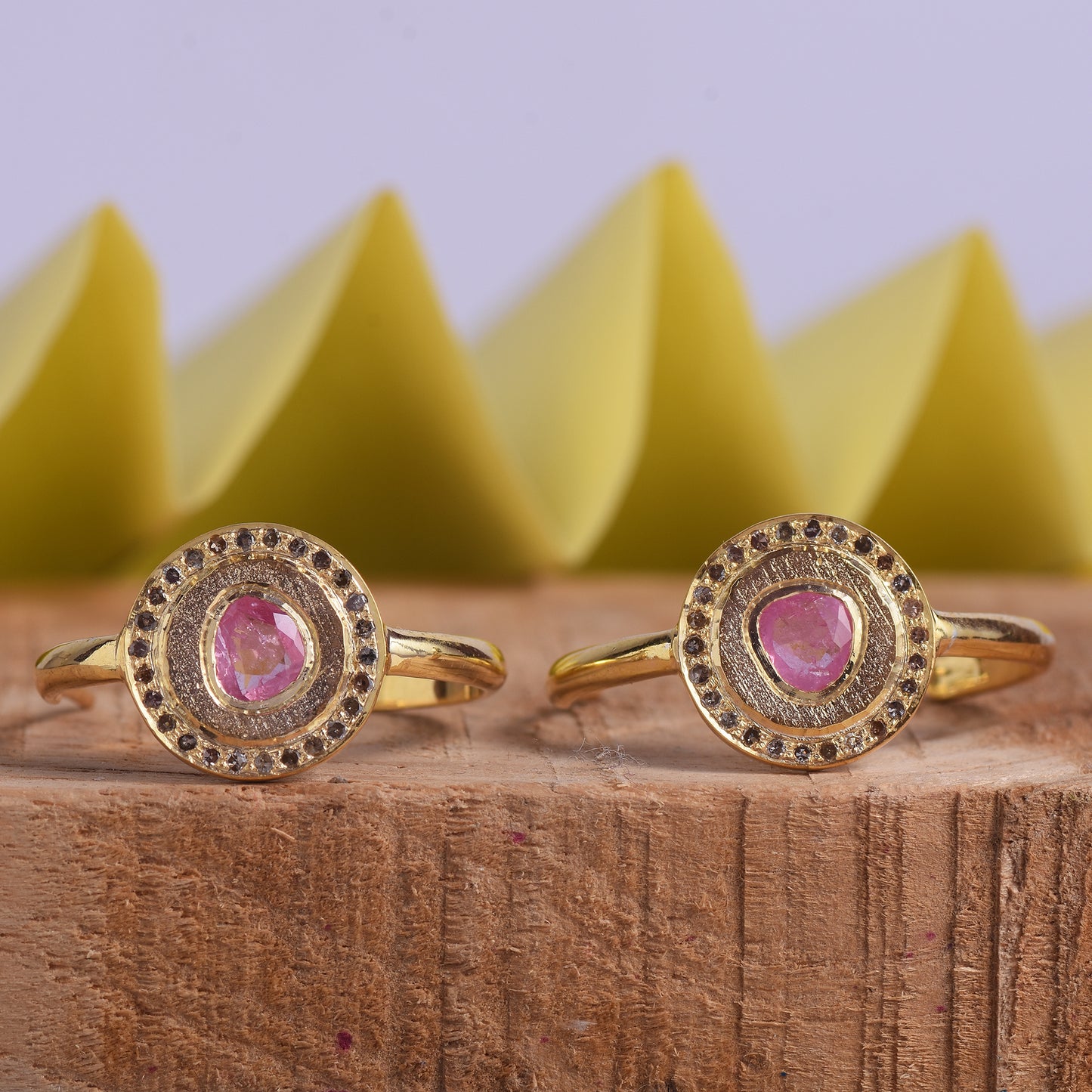 Sapphire & Diamond Hoops