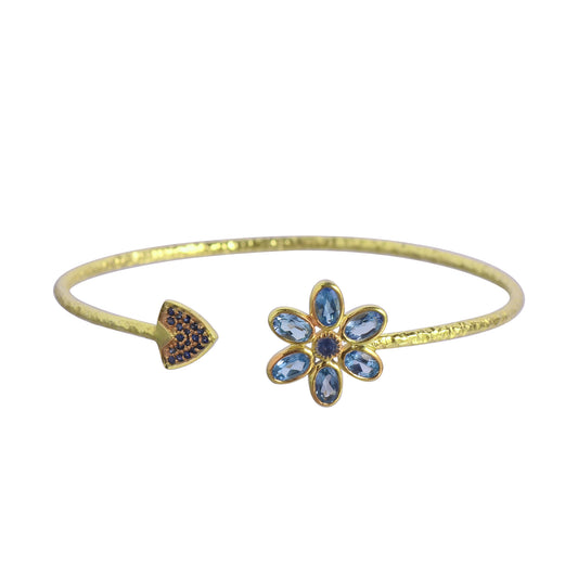 Blue Sapphire Bangle