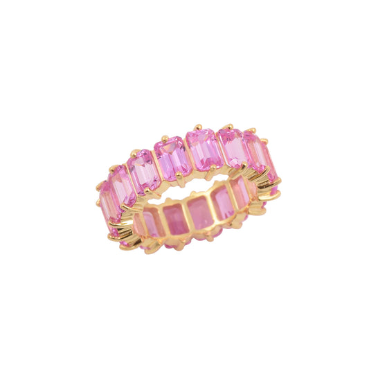 Pink Sapphire Band