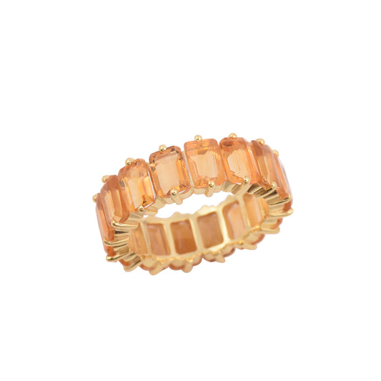 Citrine Eternity Band