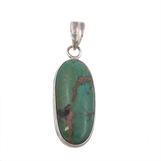 Green Turquoise Statement Pendant