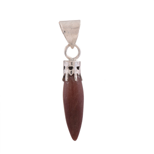 Red Agate Gemstone Pendant