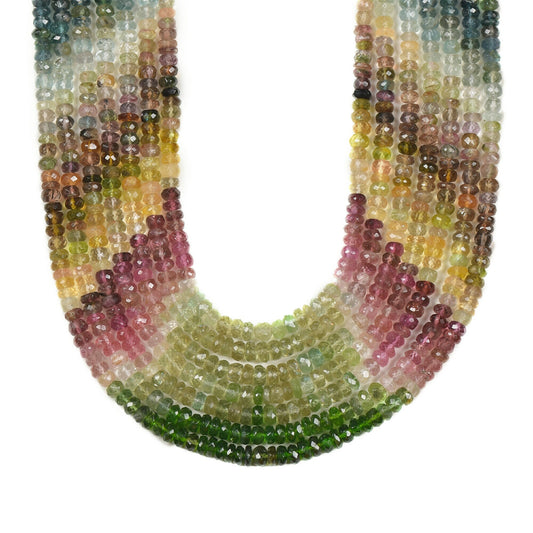 Color Love Multi-Tourmaline Layering Necklace