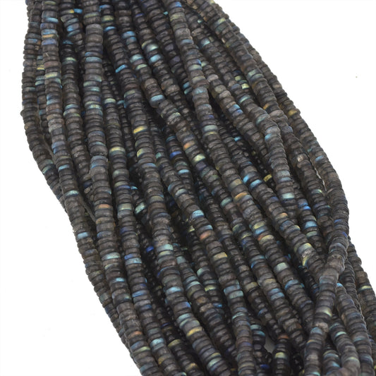 Labradorite Tyre Beads