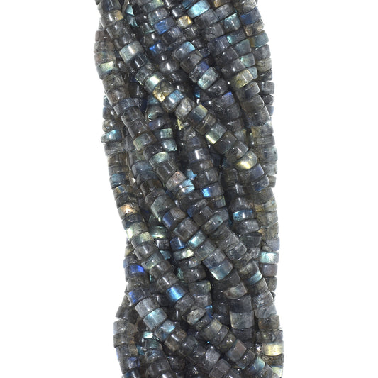 Labradorite Tyre Beads