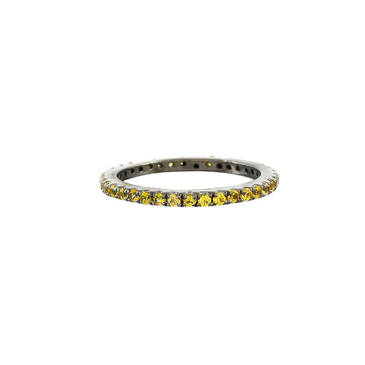 Yellow Sapphire Stackable Ring