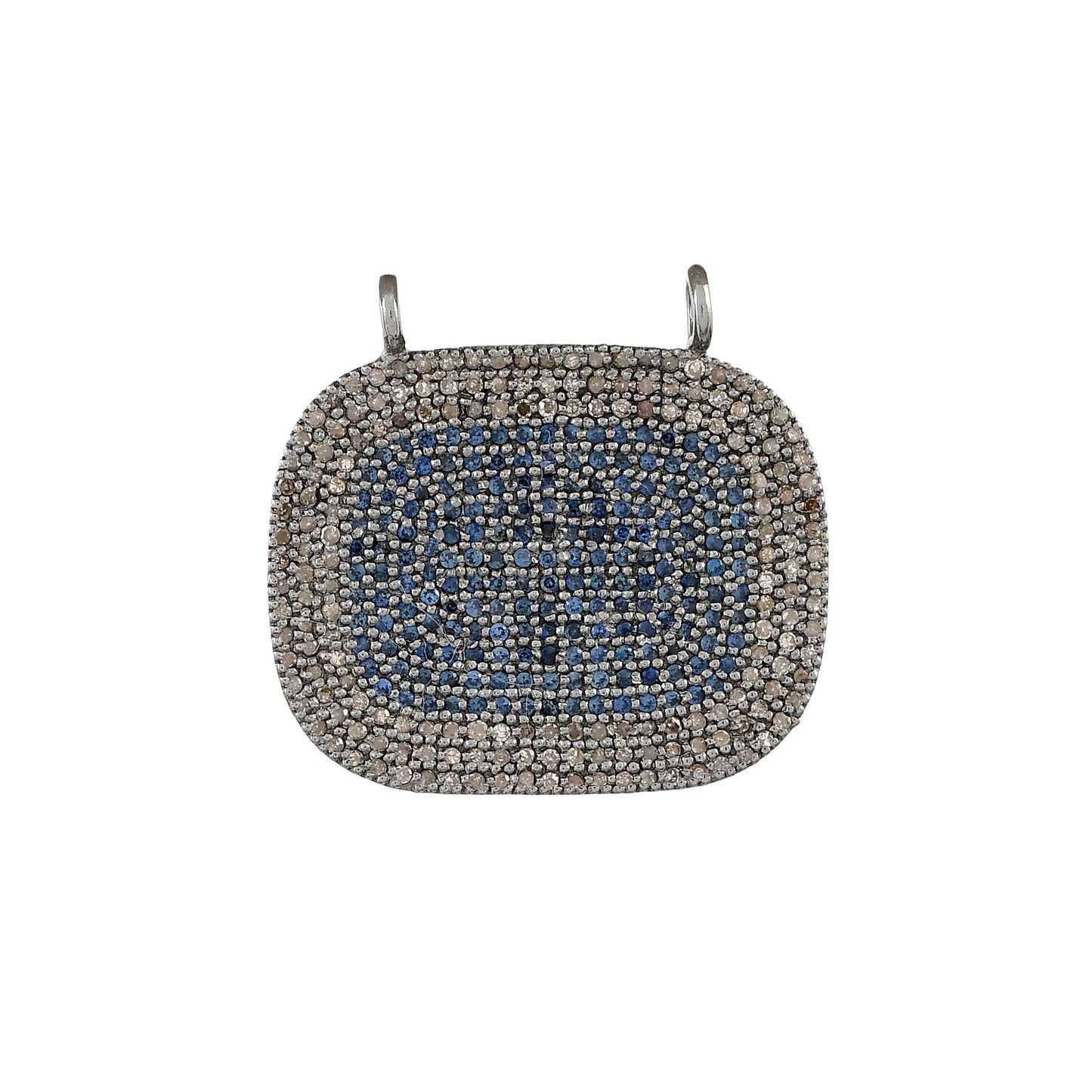 Sapphire Daimond Bar Pendant