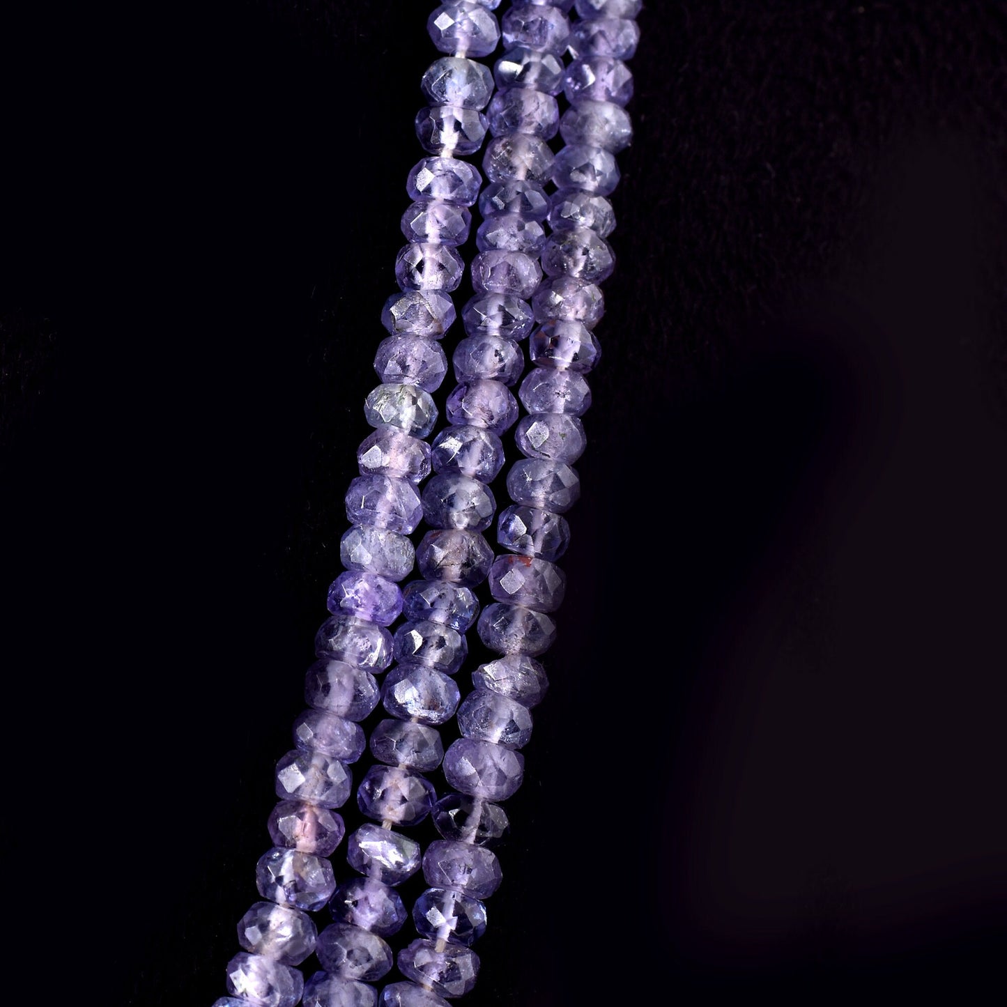 Tanzanite Beaded Necklace