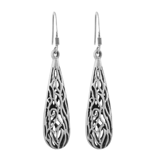 Hook Wire Silver Danglers