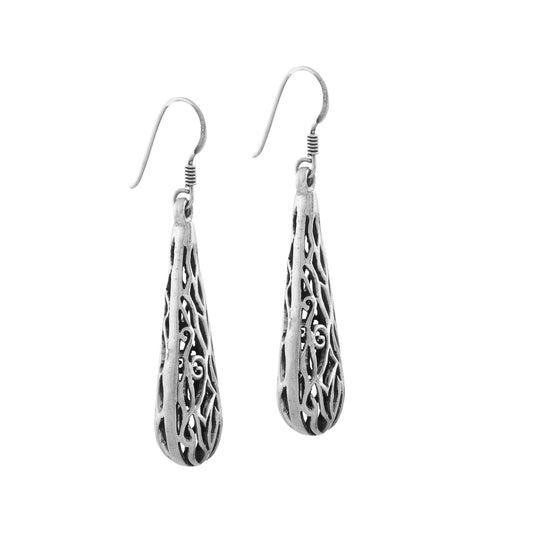 Hook Wire Silver Danglers