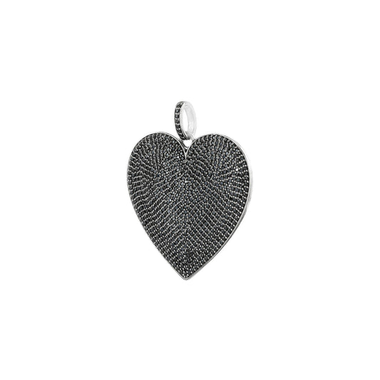 Spinel Heart Statement Pendant