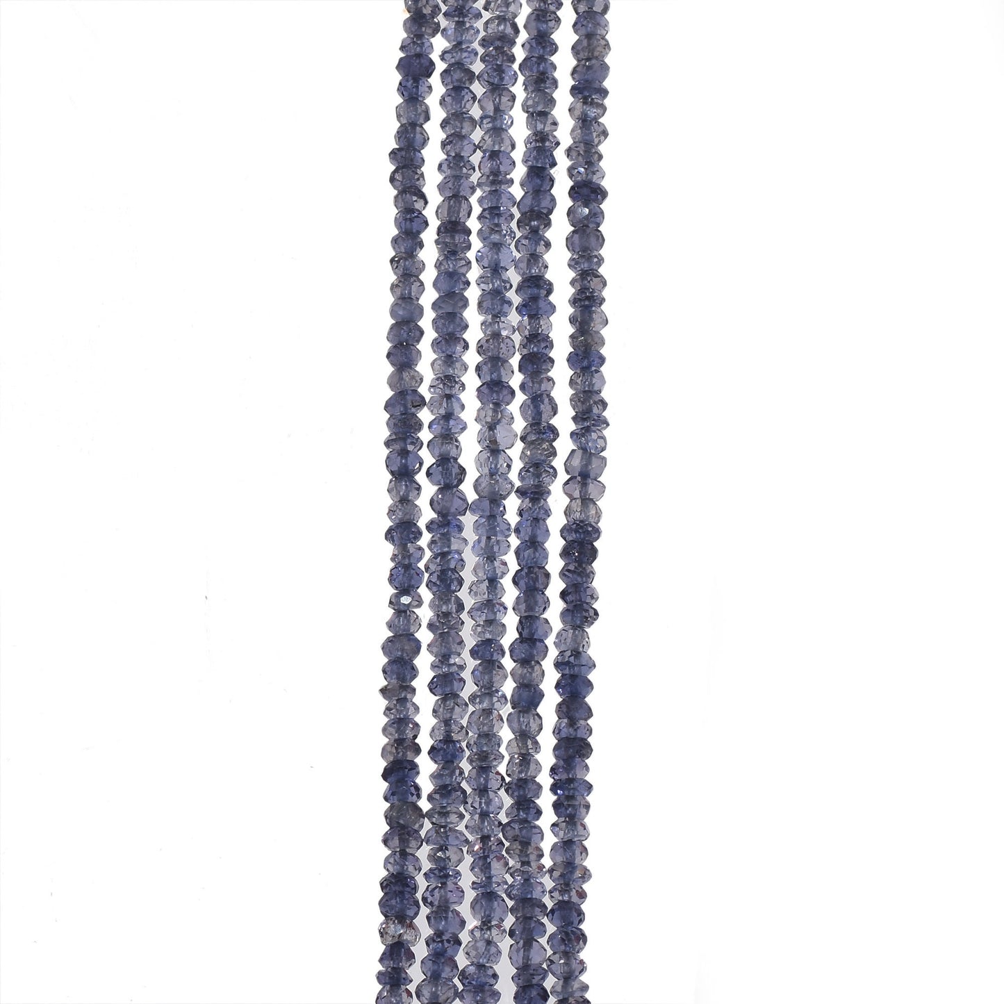 Iolite Beaded Gemstone Necklace