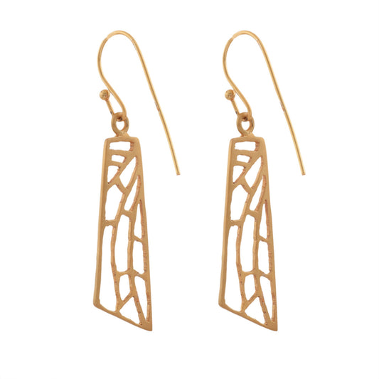 Gold Wings Earrings